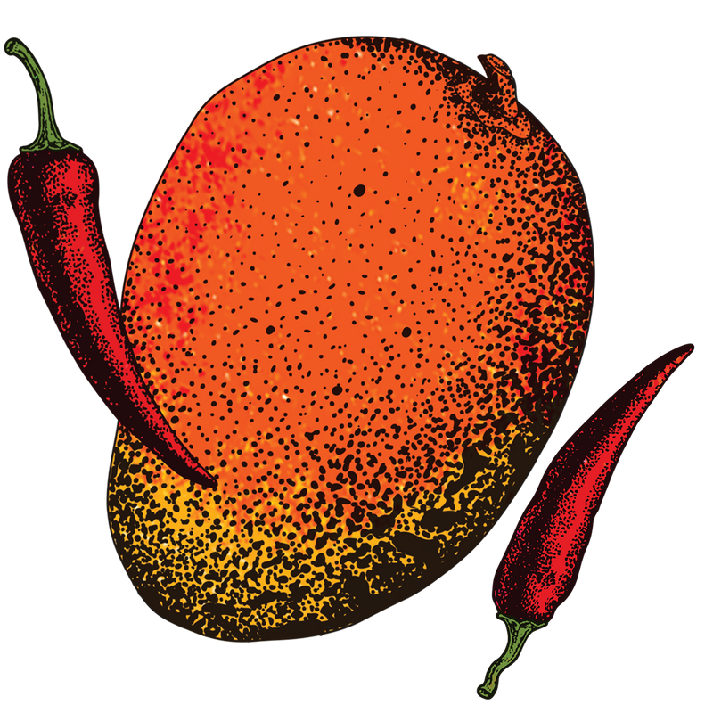 Mango con Chile de Árbol